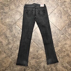❌SOLD❌TRUE RELIGION JOHNNY BIG T BLACK JEANS